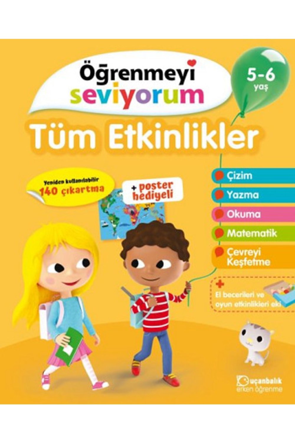 Tüm Etkinlikler - Öğrenmeyi Seviyorum 5-6 Yaş | Uçanbalık Yayıncılık 9789755873398