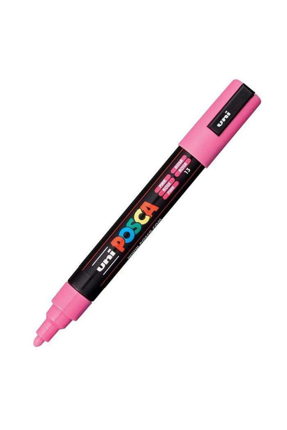 Uniball Posca 1.8-2.5mm Yuvarlak Uçlu Poster Markörü Pembe (13) / PC5M