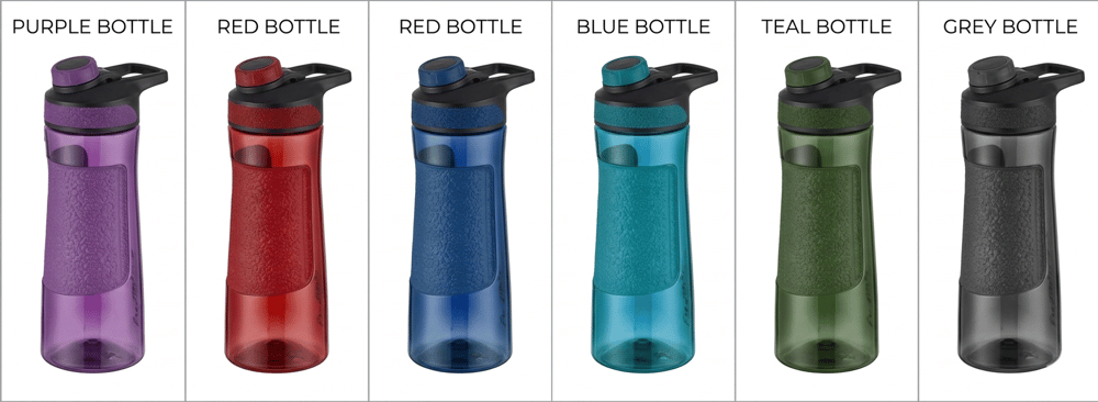 UZSPACE 700 ML TRITAN SİYAH RENK MATARA