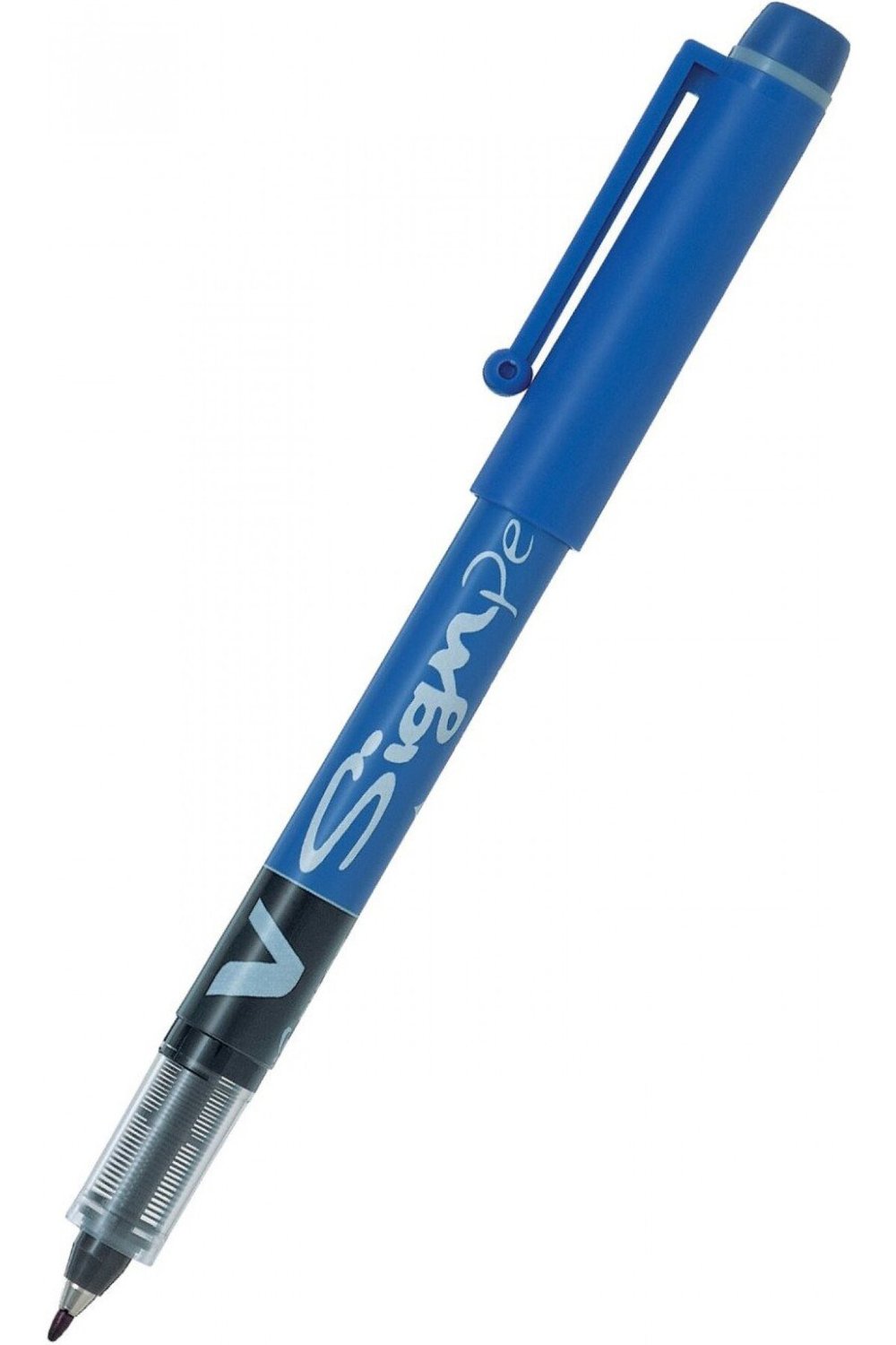 V Sign Pen İmza Kalemi Mavi