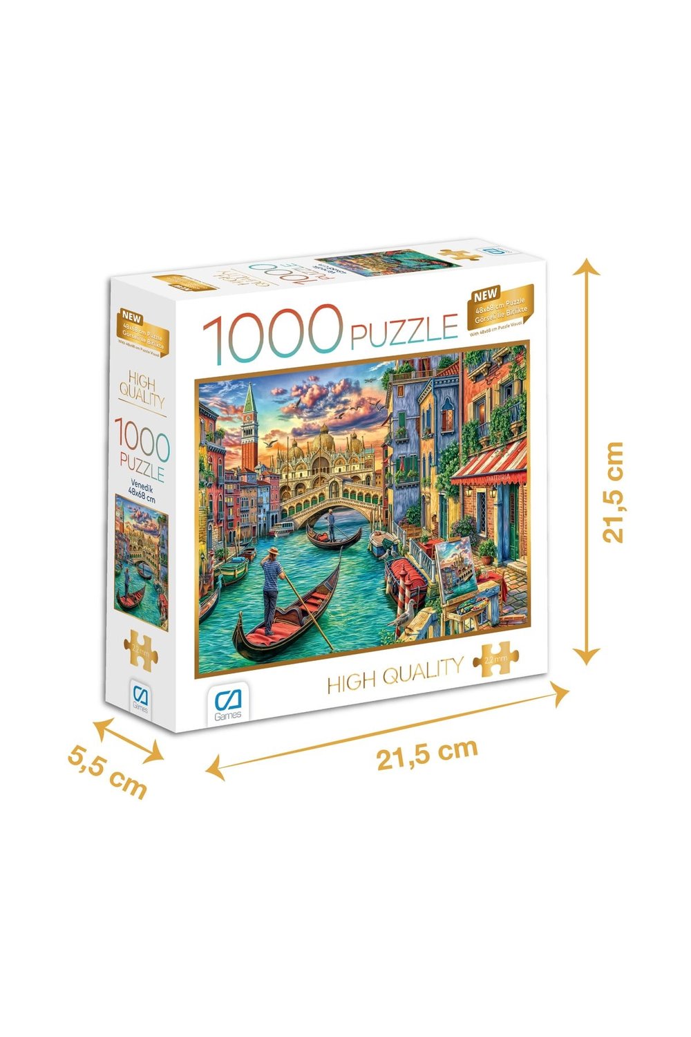 VENEDİK SOKAKLARI PUZZLE 1000 PARÇA