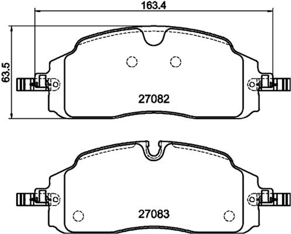 417/1-200 ON FREN BALATASI YENI TRANSIT CUSTOM-VW CARAVELLE-TRANSPORTER 23>