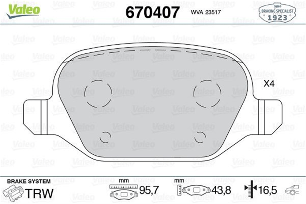 ARKA FREN BALATASI FIAT LINEA 09> ALFA 147 01>156 97>03 GT 03>10