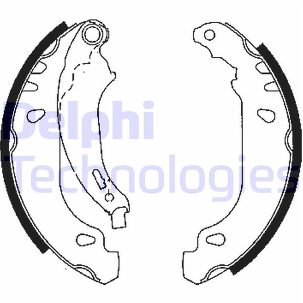 ARKA PABUÇ BALATA P206 1.4İ 1.6İ 1.4HDİ 1.9D 98 >02 > 206 1.4 1.4HDİ 09 > ABS SİZ ARAÇLAR 180x32