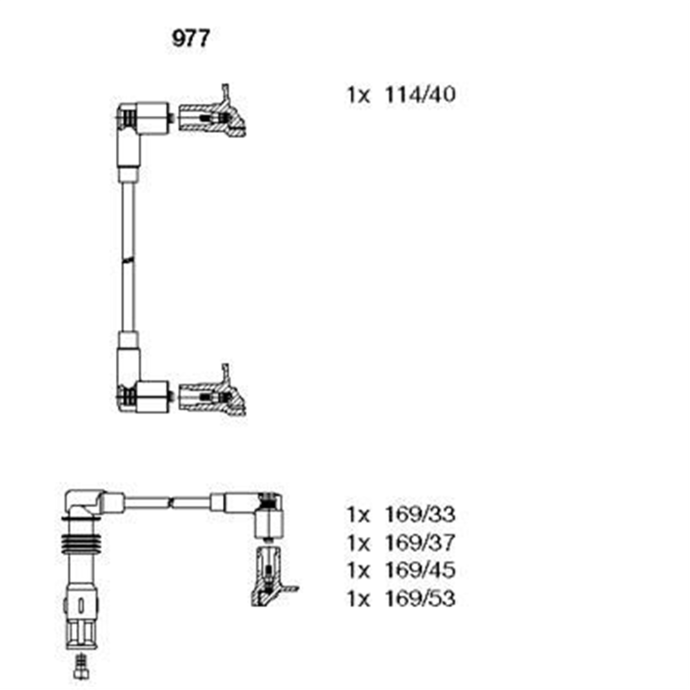 BUJİ KABLOSU TAKIM POLO4 1.4 16V-AFH