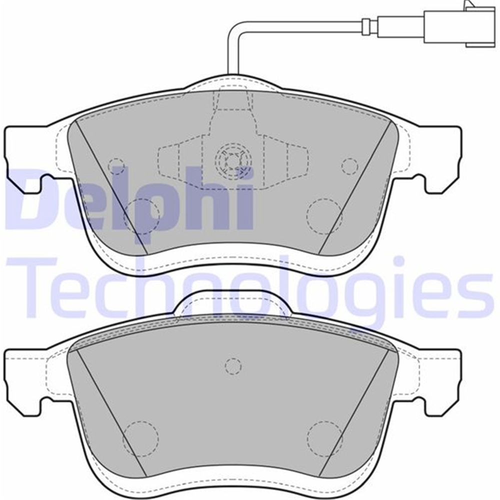 ÖN BALATA FIAT DOBLO III 10> OPEL COMBO 12> 1.3D MTJ 1.4 1.6D MTJ 2.0D MTJ TEK FİŞLİ