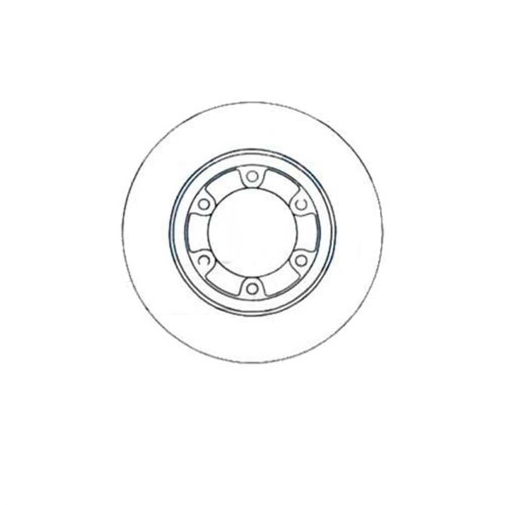 ÖN FREN AYNASI MAZDA PICK-UP B 2500 87-93 -PICK-UP E 2600 87> 272x22x6DLxHAVALI