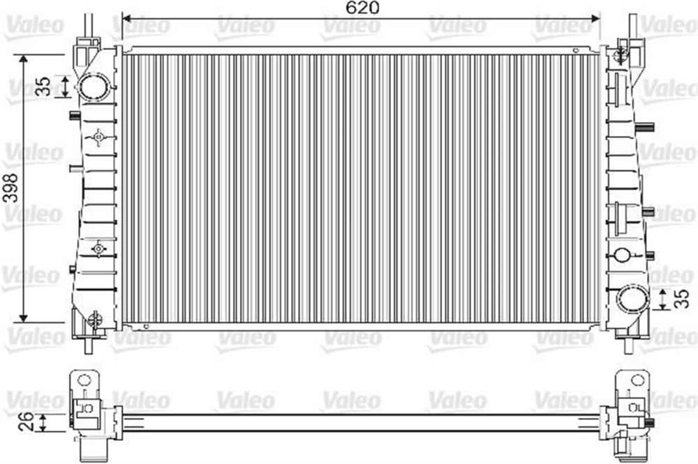 RADYATÖR FIAT LINEA MULTIJET 1.3 1.6 D- T-JET 1.4