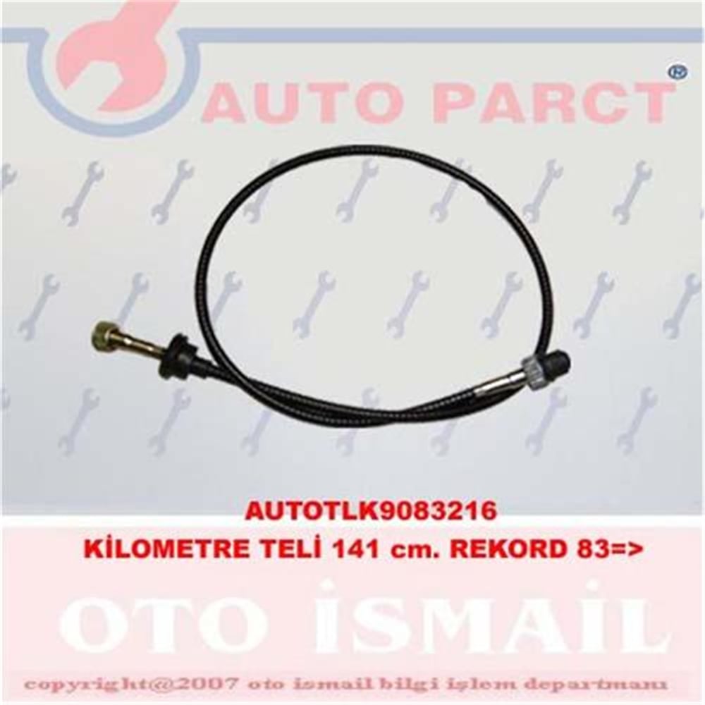 x KİLOMETRE TELİ 141 cm. REKORD 83 >