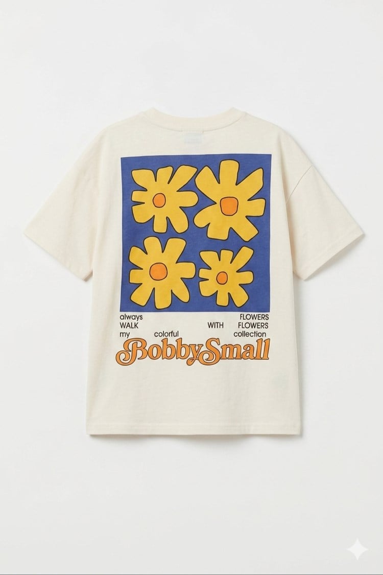 Bobbysmall baskılı tişört