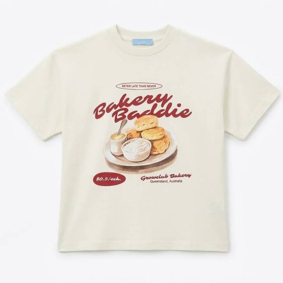 Laciel bakery baskılı tişört