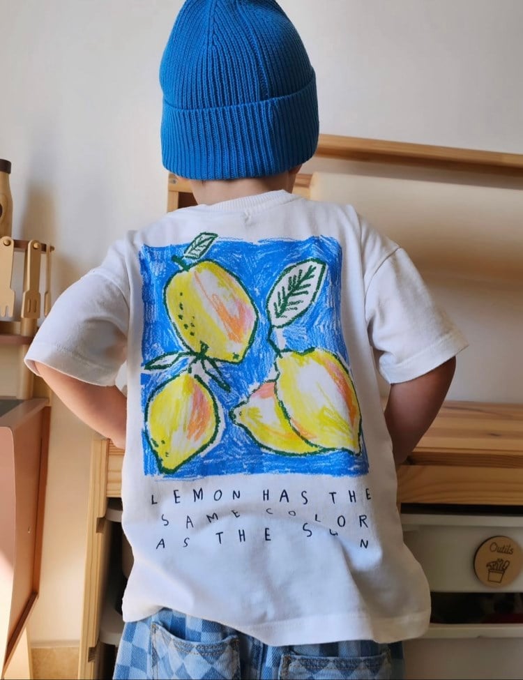Laciel Paris lemon baskılı tişört