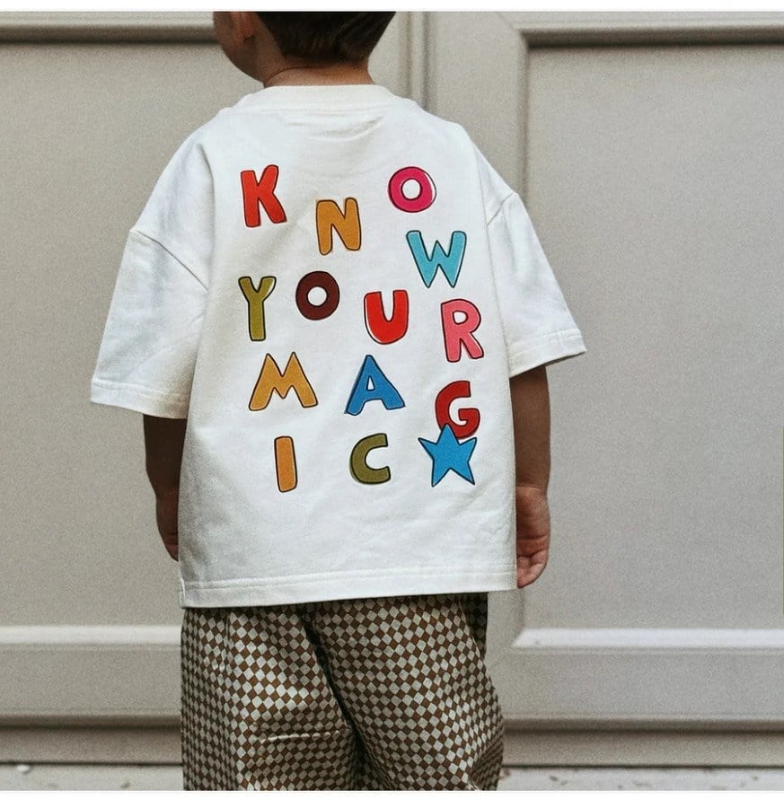 Magic baskılı tişört