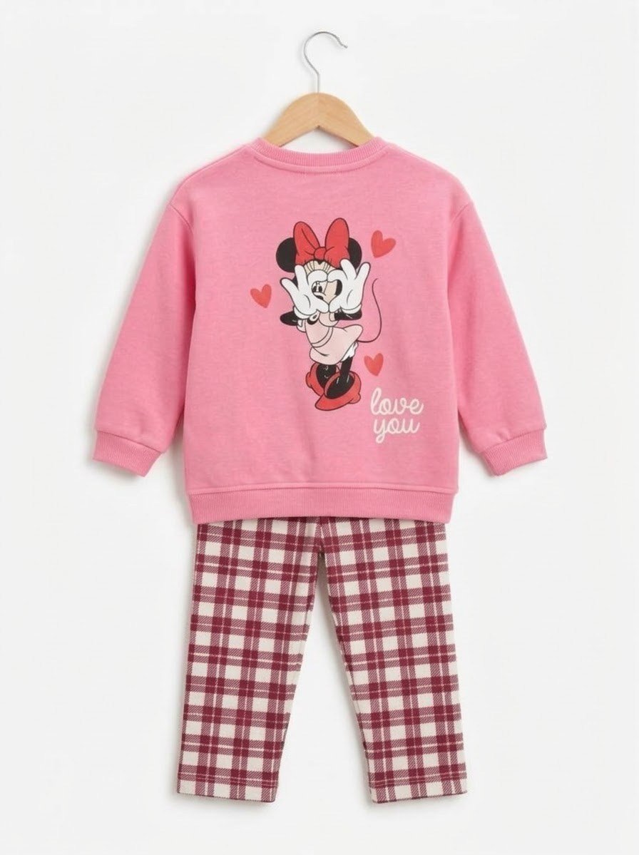 Mickey baskılı üç ip takım