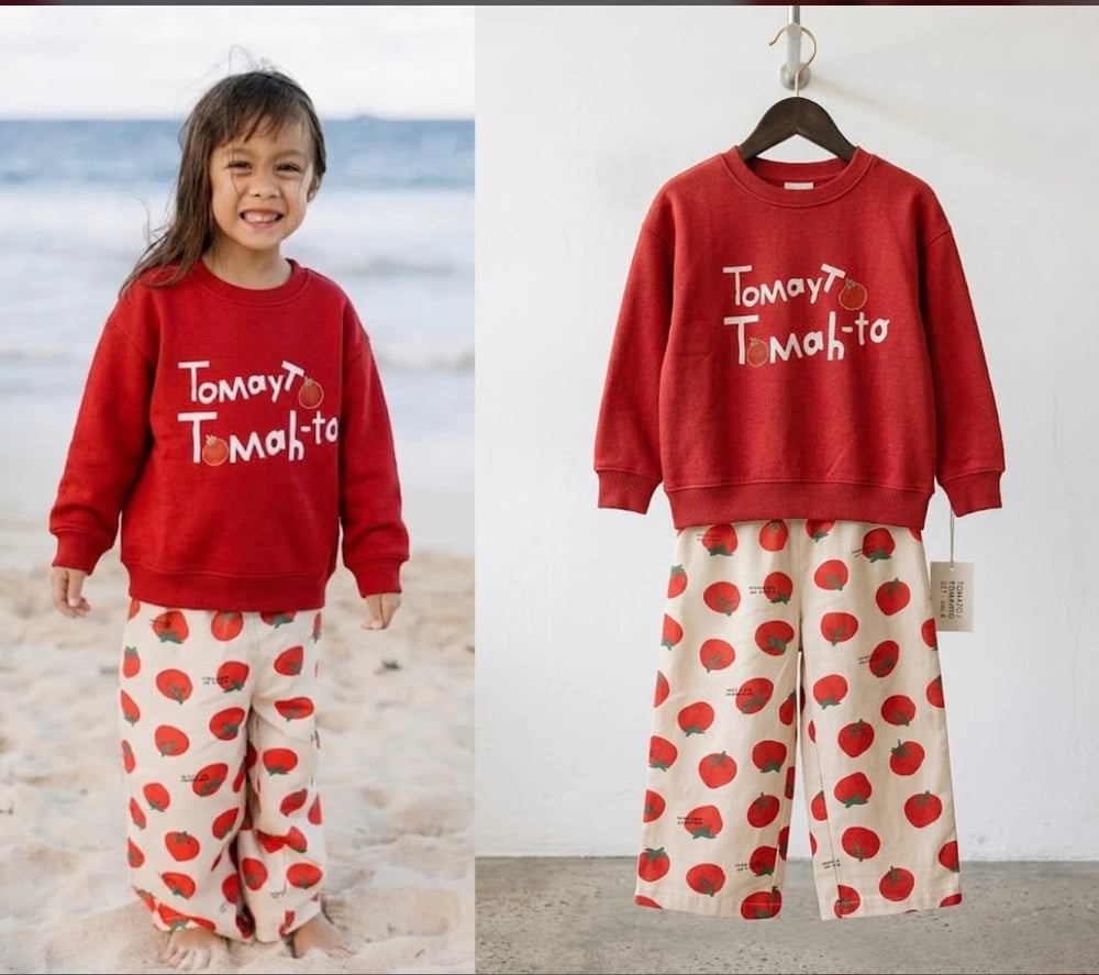 Tomato baskılı unısex takım
