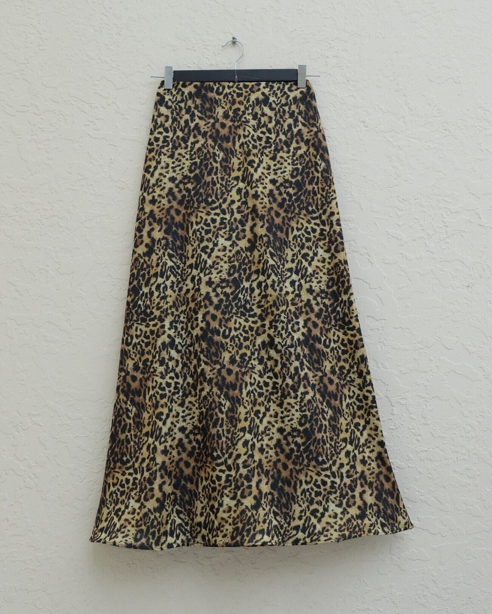Leopar Desen Kloş Etek -Leopar