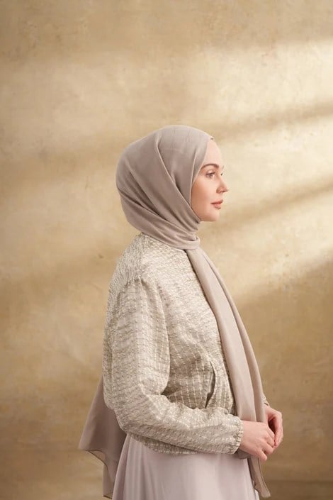 ARMANDA -MODAL-PAMUK KARIŞIMI KUM BEJİ ŞAL