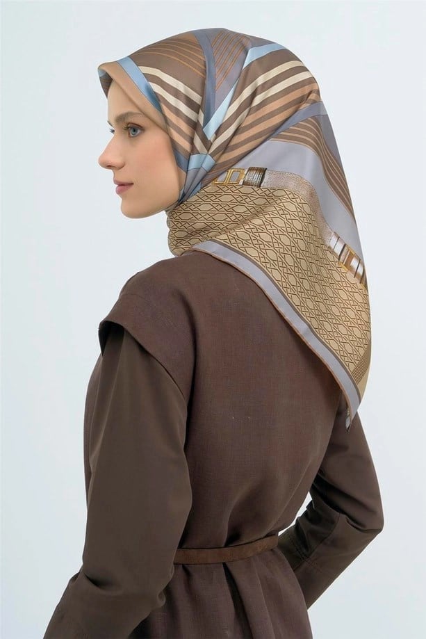 ARMİNE SAF İPEK SURA EŞARP 9521D 03
