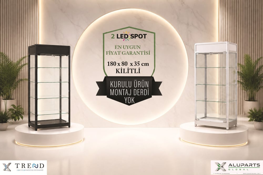 cam dolap koleksiyon  180x80x35