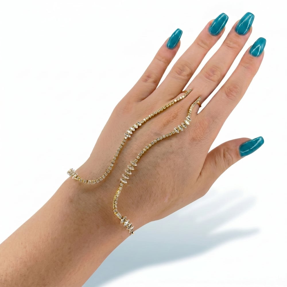 Fashion Jewelry Vip Zirkon Taşlı Gold Kadın Şahmeran Gold
