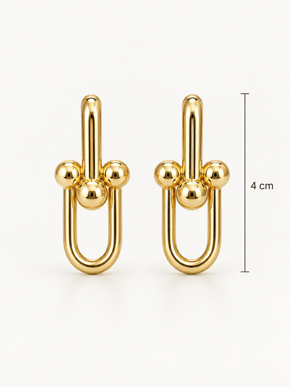 Tffny Sallantılı Gold Küpe