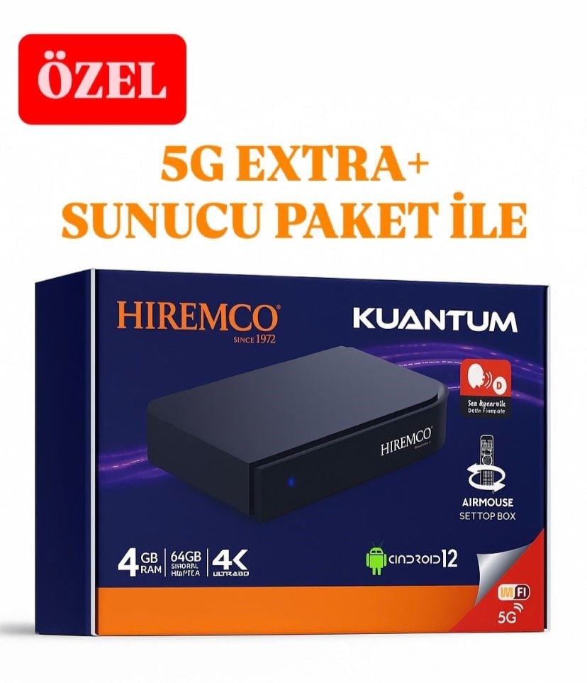 5G EXTRA PAKET UYDULU ANDROİD TV BOX