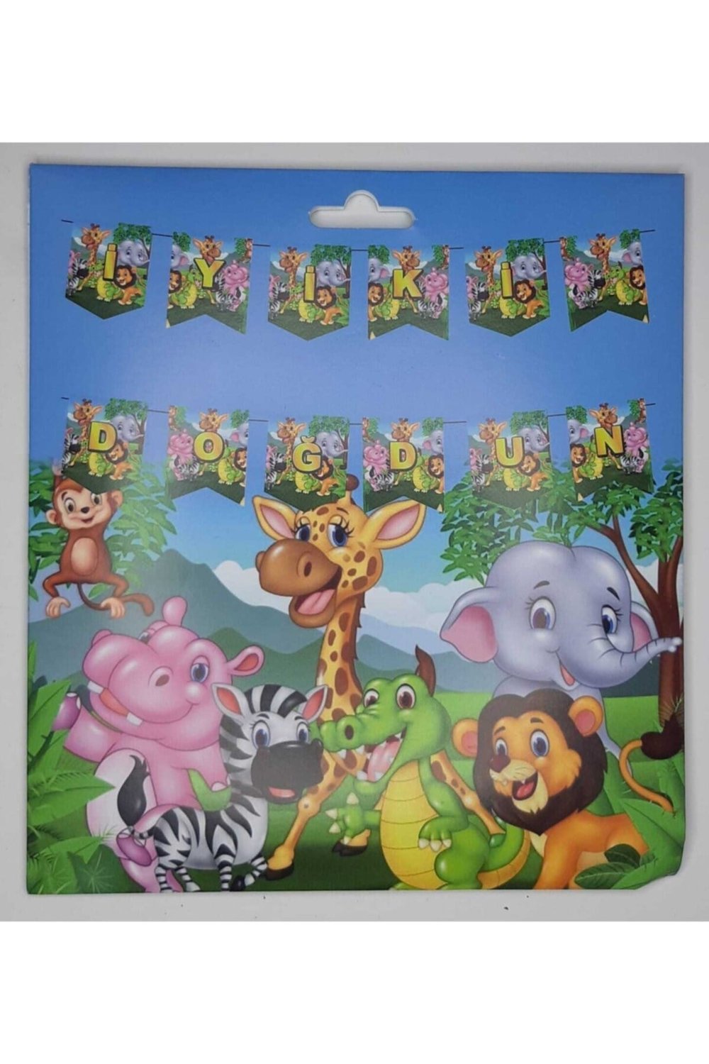 1 Adet Safari Banner - Safari Iyi Ki Doğdun Parti Süsü