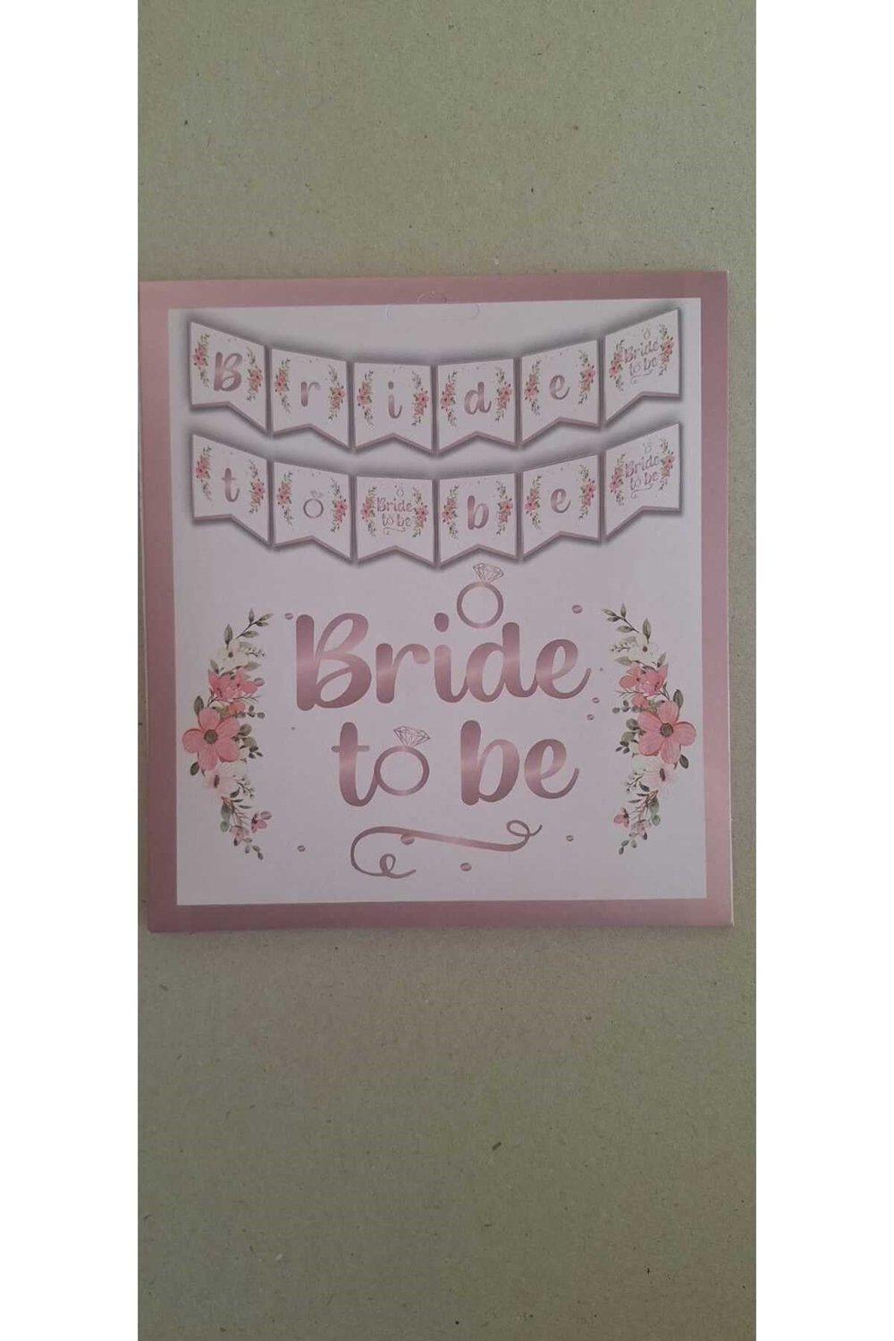 Bride To Be Yazı Flama, Bekarlığa Veda Partisi Banner Süs