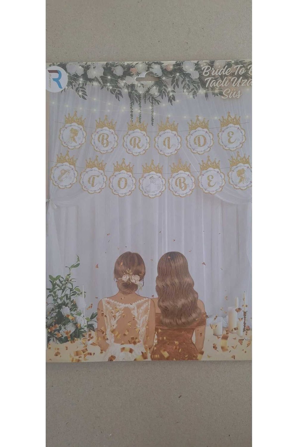 Bride To Be Yazı Flama, Bekarlığa Veda Partisi Banner Süs