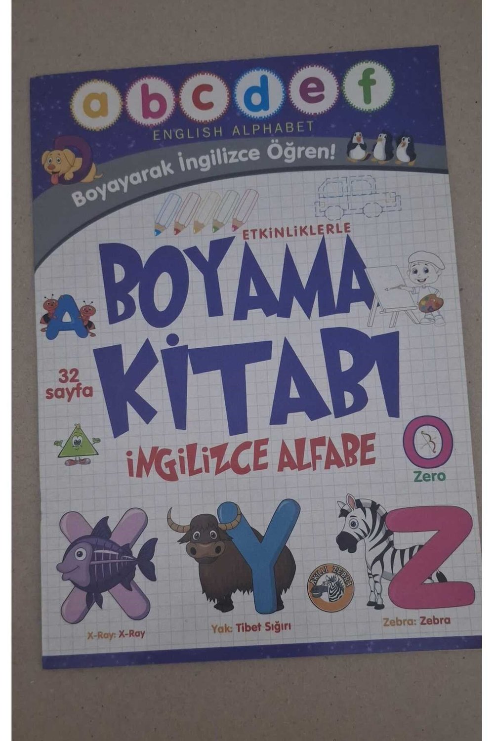 Çocuklar için Eğitici Kitaplar ;boyama kitabı
