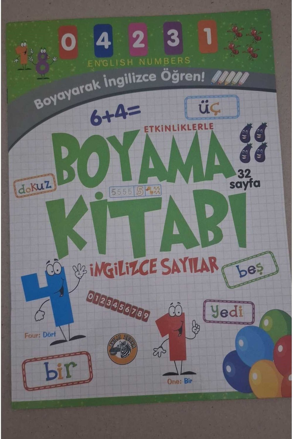 Çocuklar için Eğitici Kitaplar ;boyama kitabı