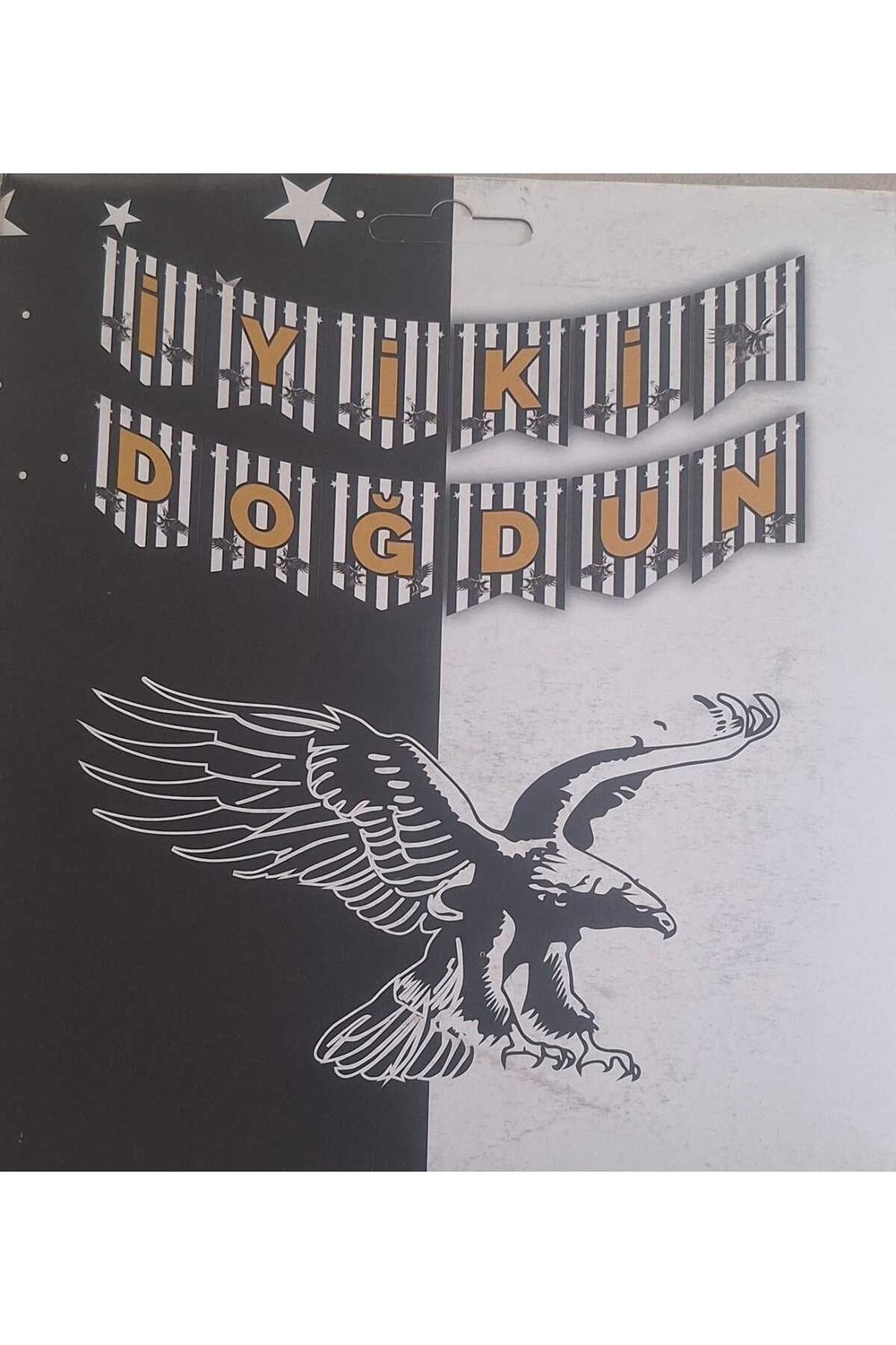 İyiki Doğdun Banner,sarıKırmızı,Sarı Lacivert Desenli,REsimli Taraftar Banner,Flama