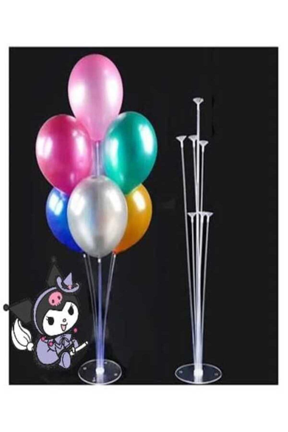 KONSEPT ,BALONLU 7li Balon Standı Seti