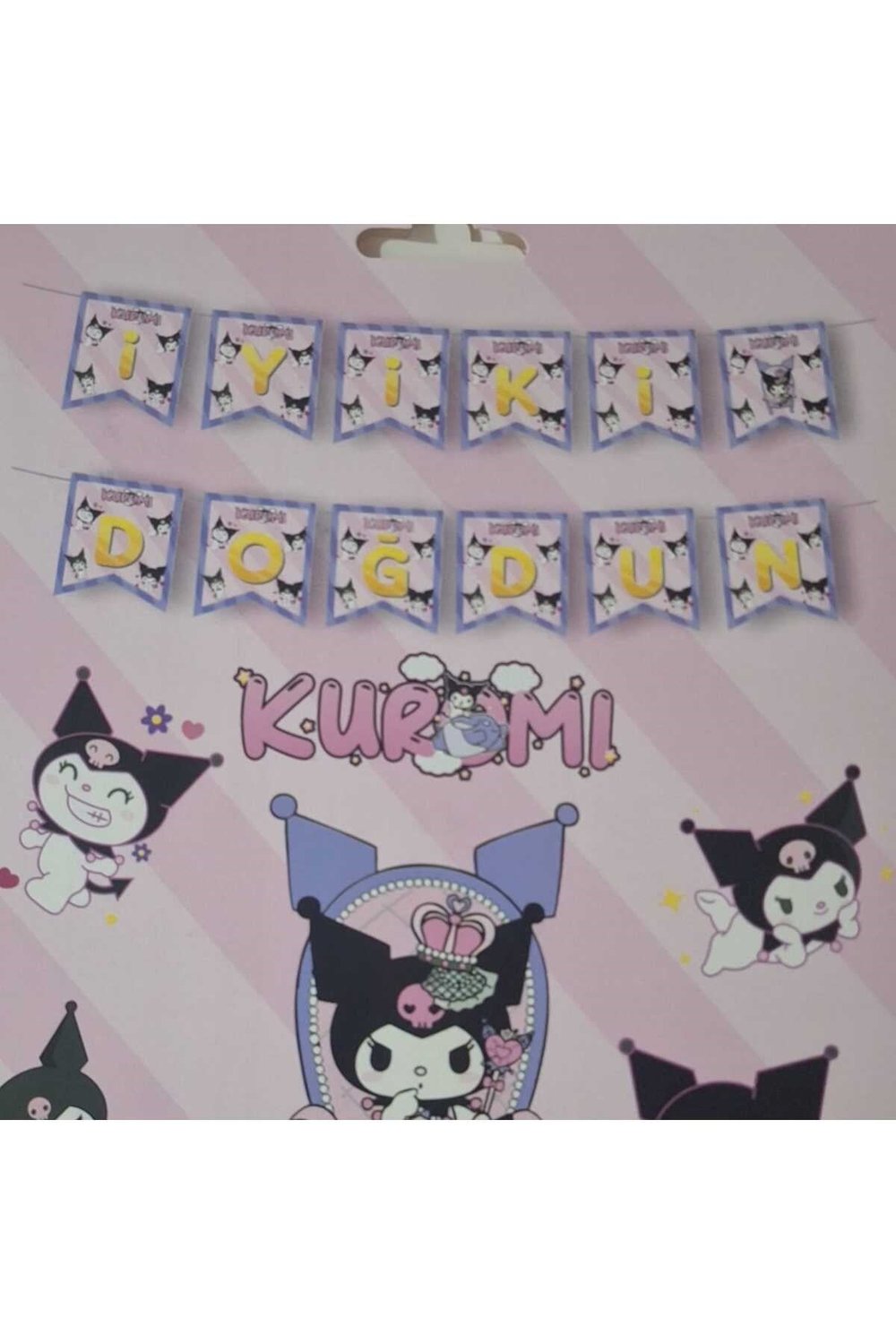 Kuromi Temalı İyi ki Doğdun Banner