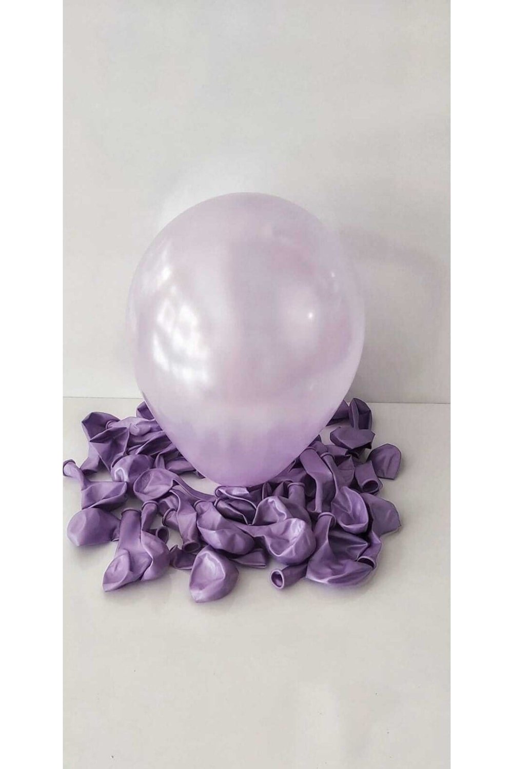Lila Lavanta Rengi Metalik Balon 10lu