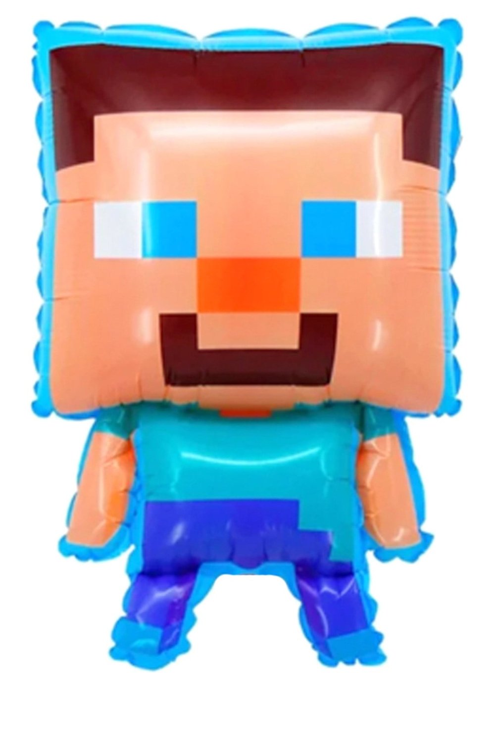 Minecraft Folyo Balon 70cmx45cm Doğum Günü Parti Helyumla Uçan Steve