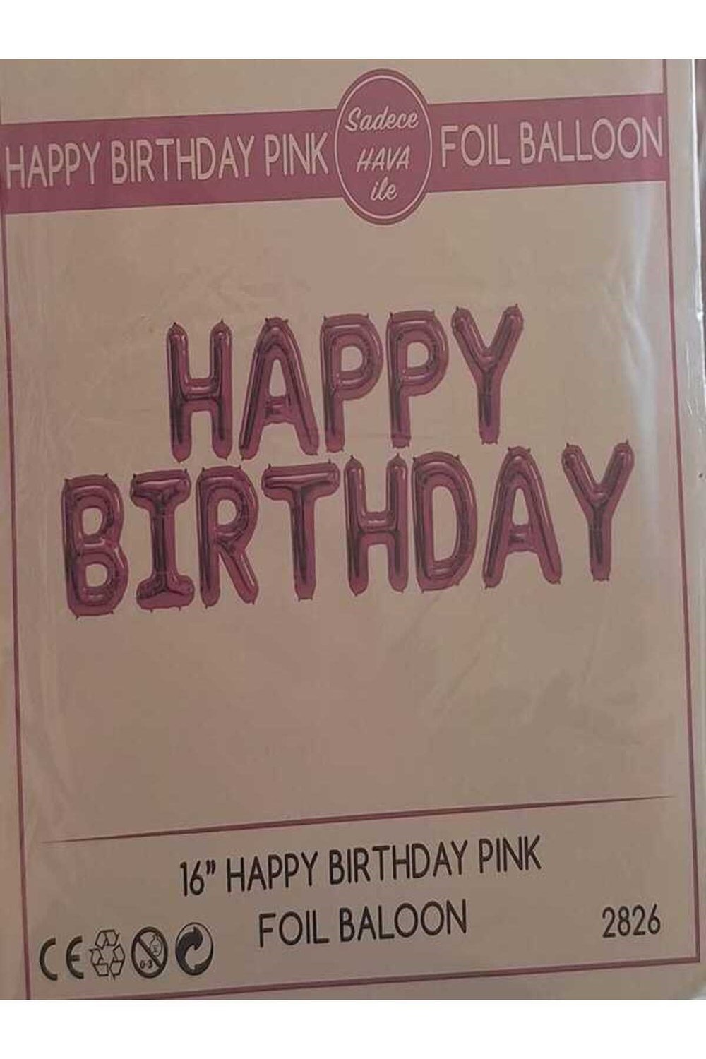 mutlu anılar parti evi happy bişrhday folyo balon seti