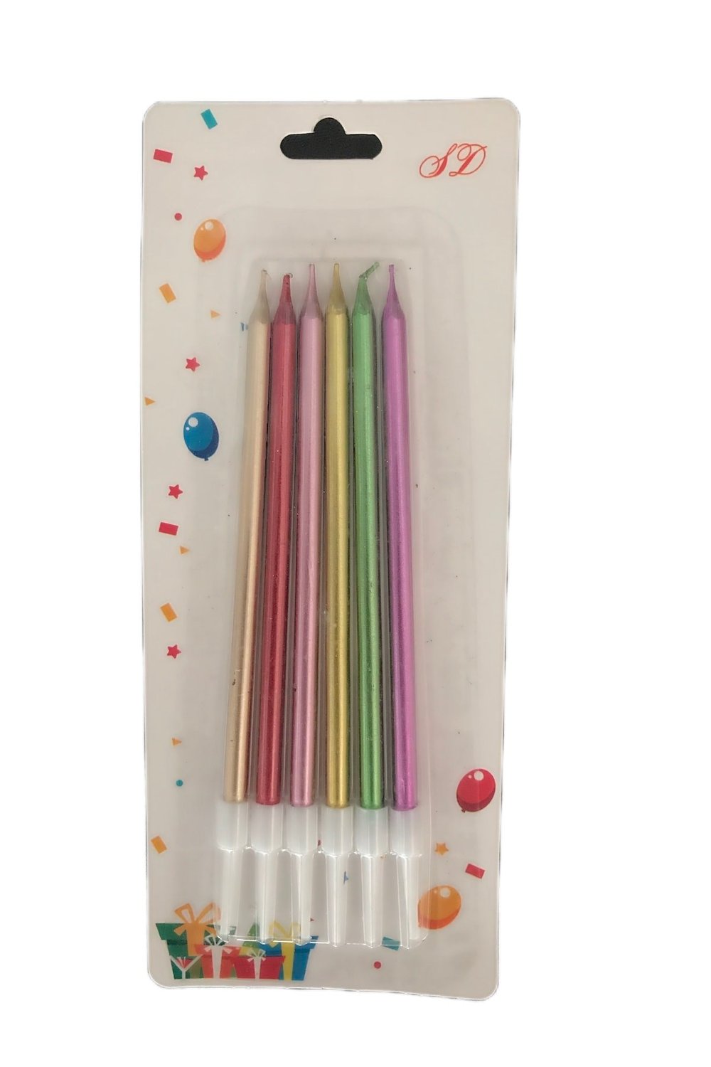 mutlu anılar parti evi Simli Mum Karışık Renk