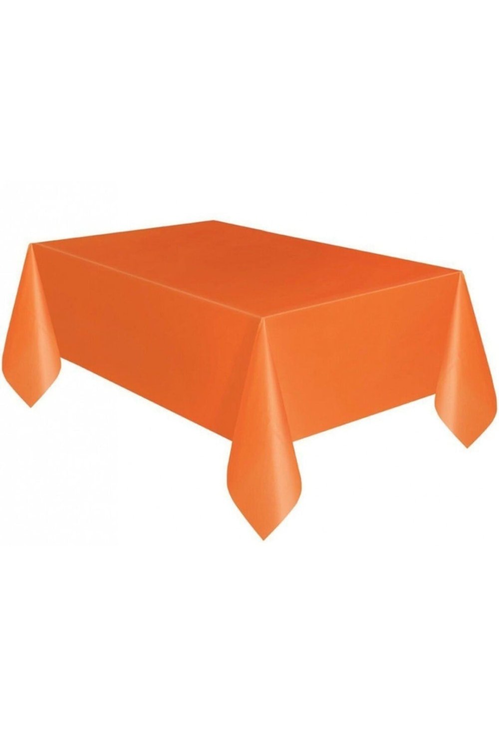 Parti Aksesuar Turuncu Renk Plastik Masa Örtüsü 120x180 Cm