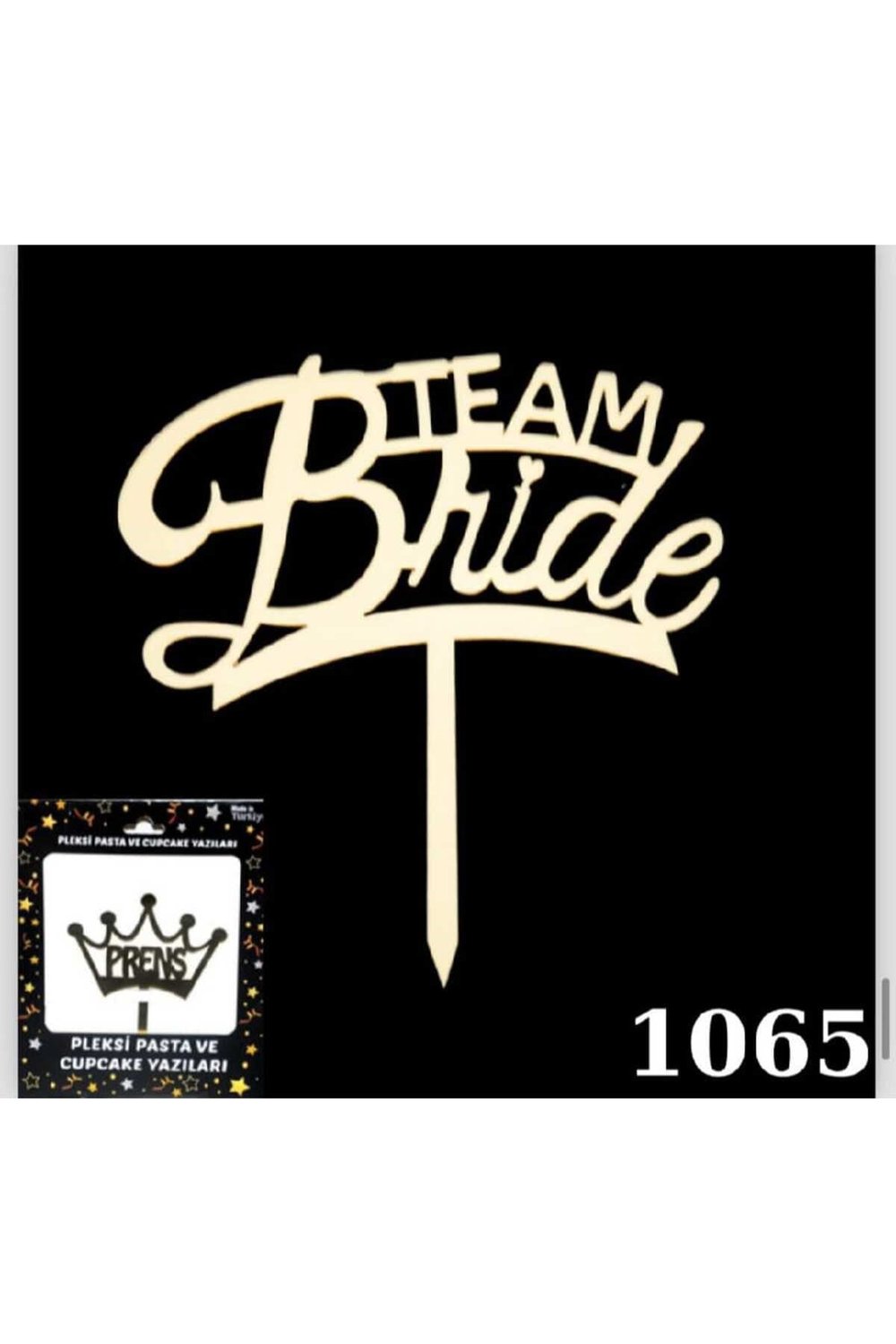 Party Concept Gold Pleksi Team Bride