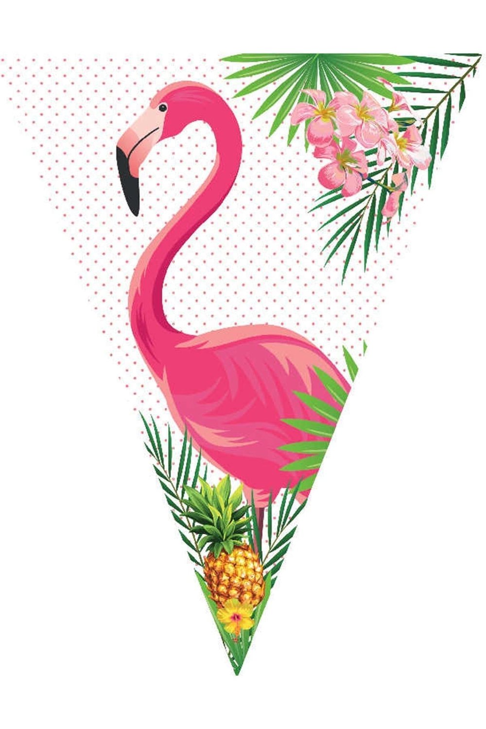 Pembe Flamingo  Doğum Günü Flamaları  320 cm