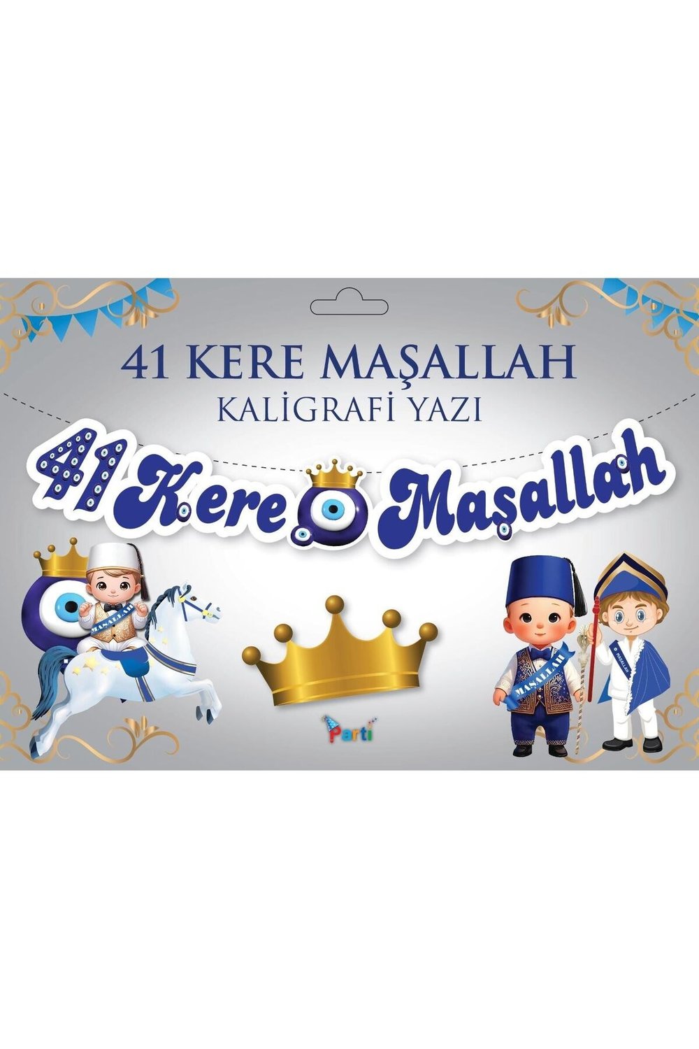 Sünnet Kutlama Seti Sünnetimize Hoş Geldiniz Yazısı Flama Sünnet Banner MAŞALLAH Tavan sarkıt
