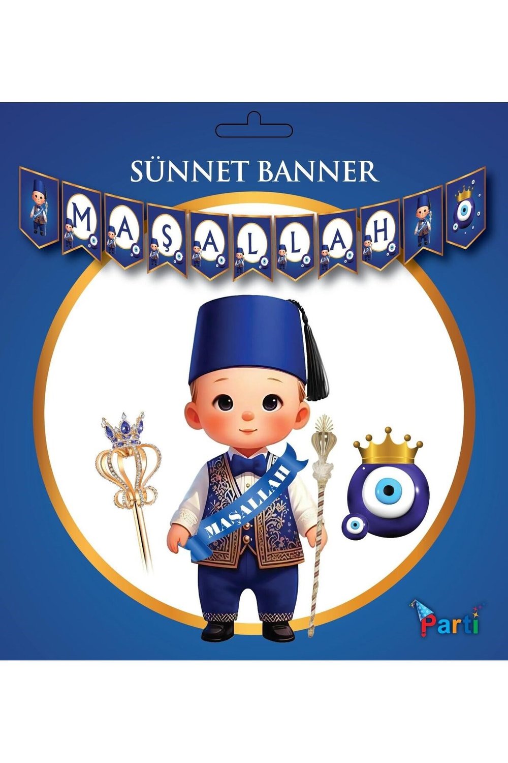 Sünnet Kutlama Seti Sünnetimize Hoş Geldiniz Yazısı Flama Sünnet Banner MAŞALLAH Tavan sarkıt