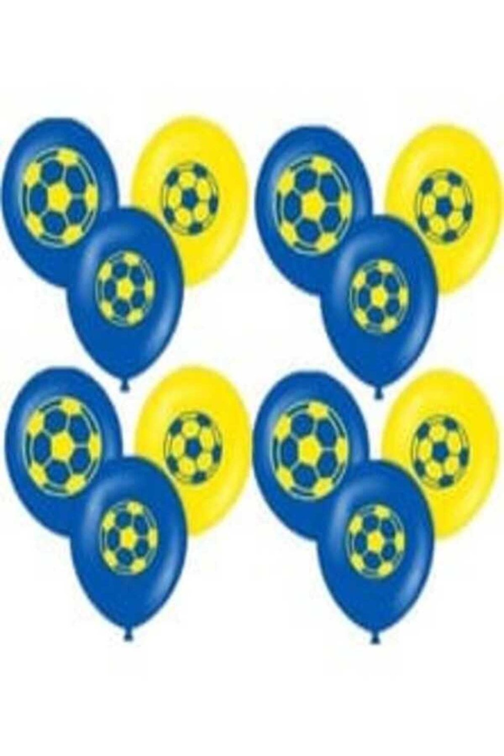 TARAFTAR sarı kırmızı,sarı mavi balon 10LU