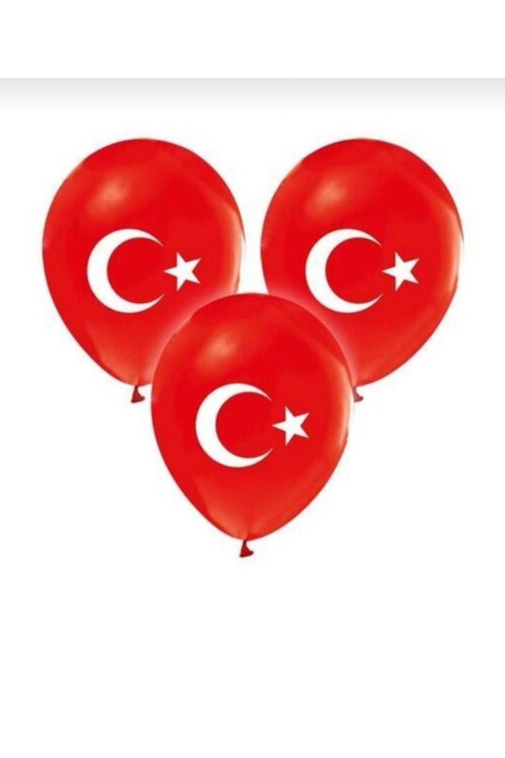 Türk Bayrağı Balonu 10LU