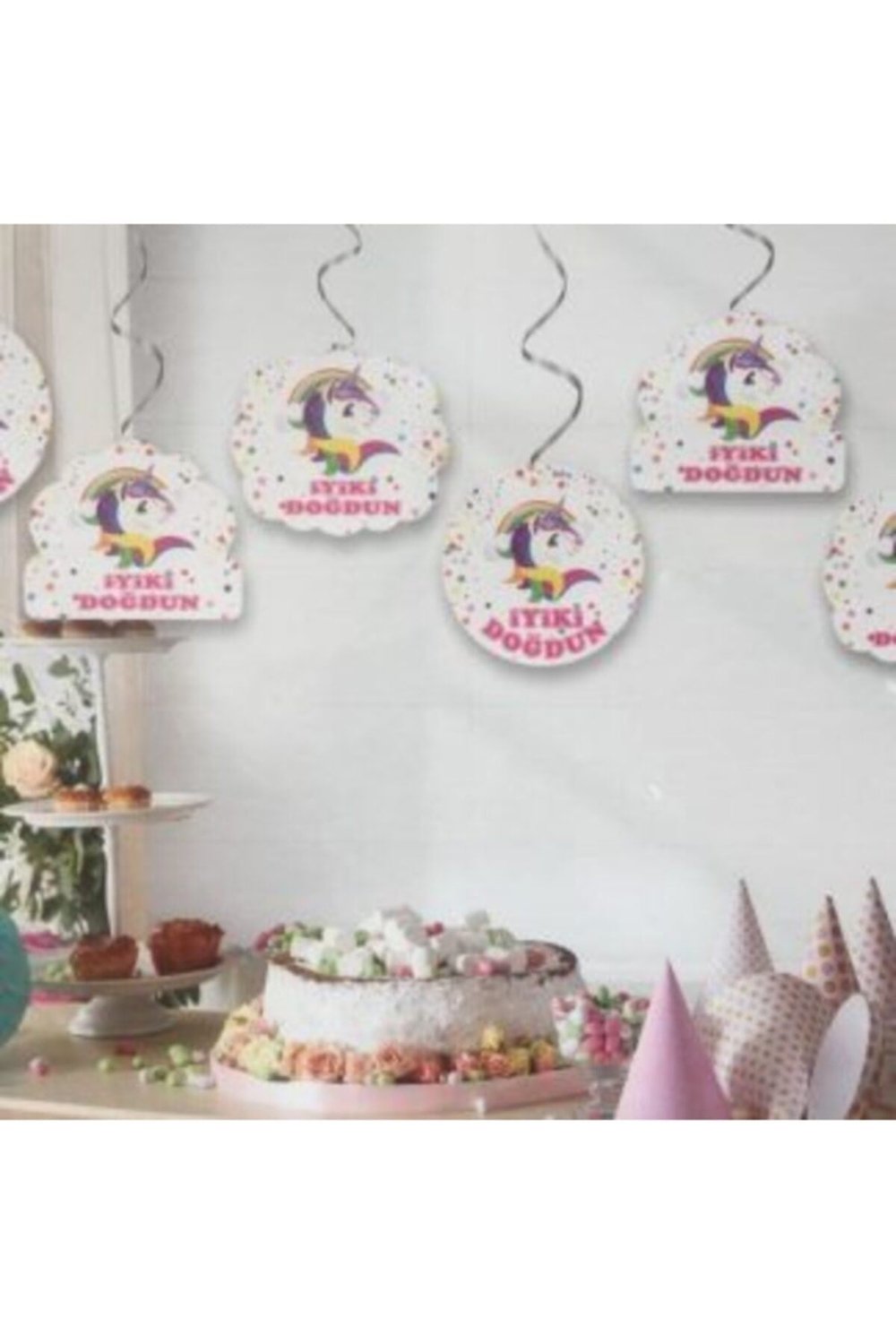 Unicorn Asmalı Tavan Süs 6'lı