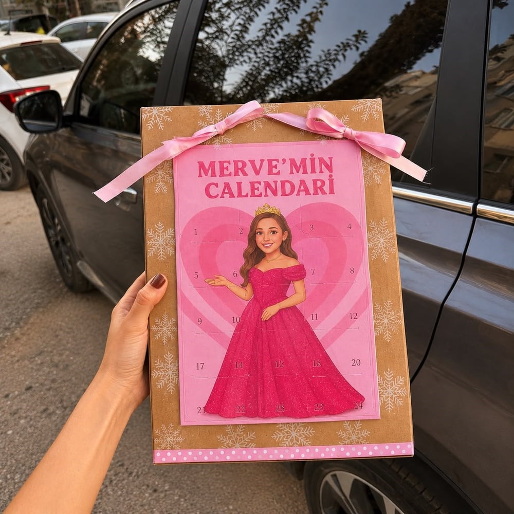 Kişiye özel 12li Advent Calendar (açıklamayı okuyunuz)