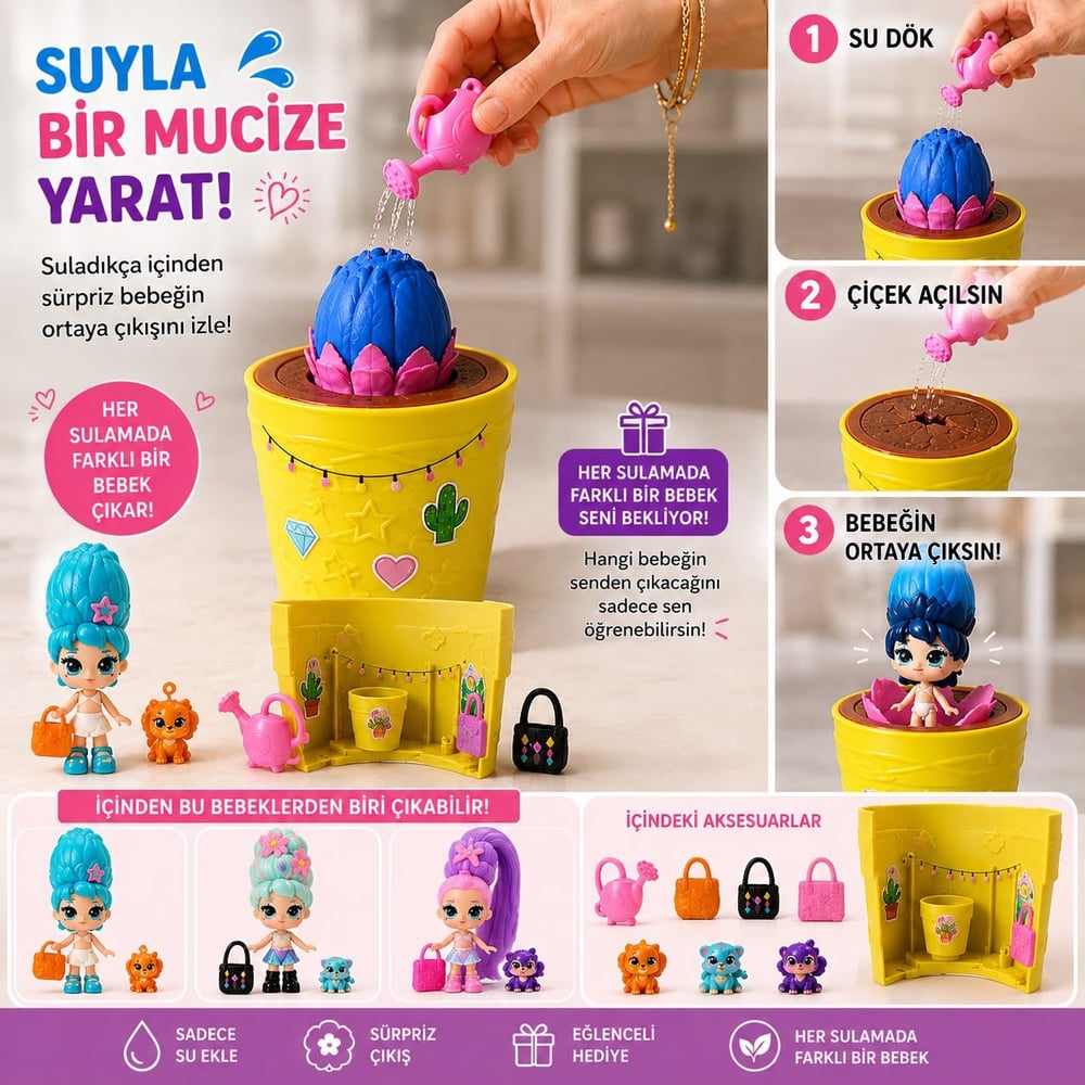 Topraktan çıkan çiçek bebek