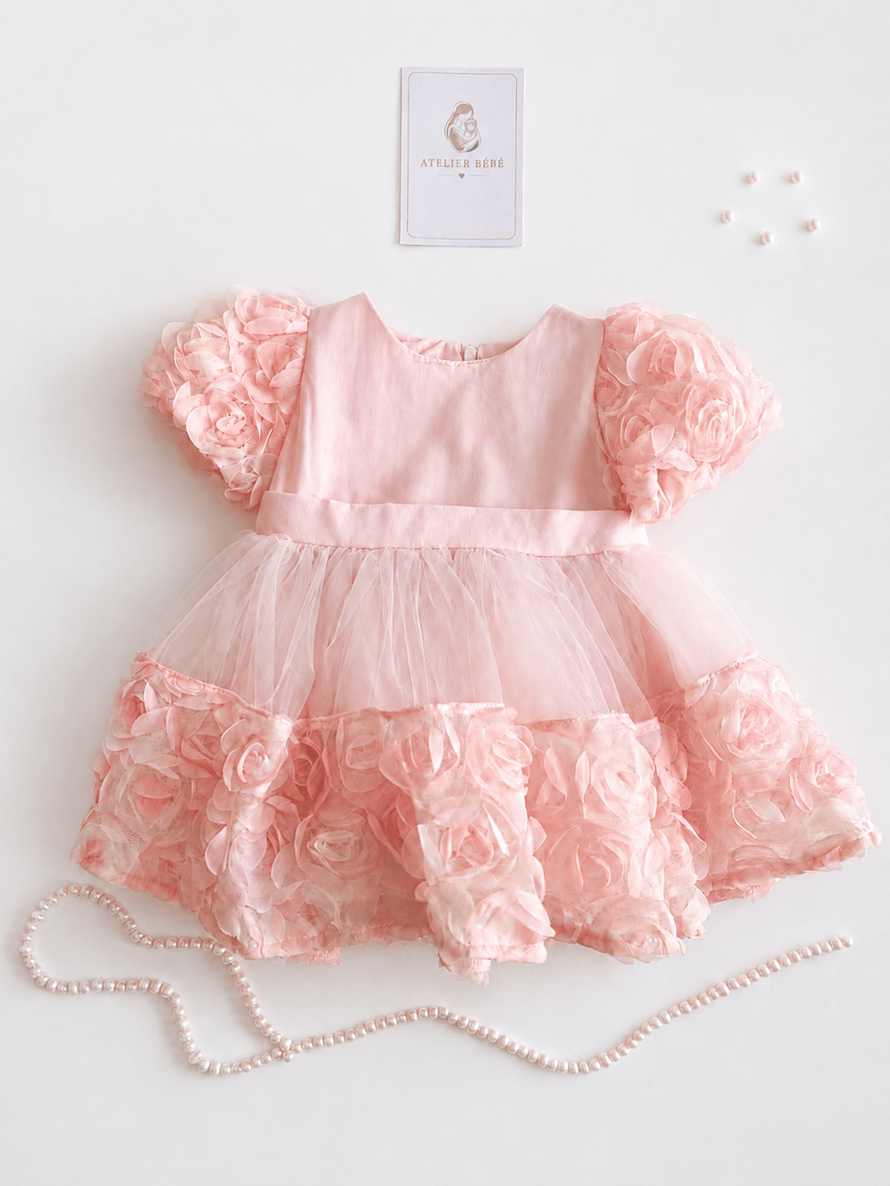 Bella Rose Tül Elbise