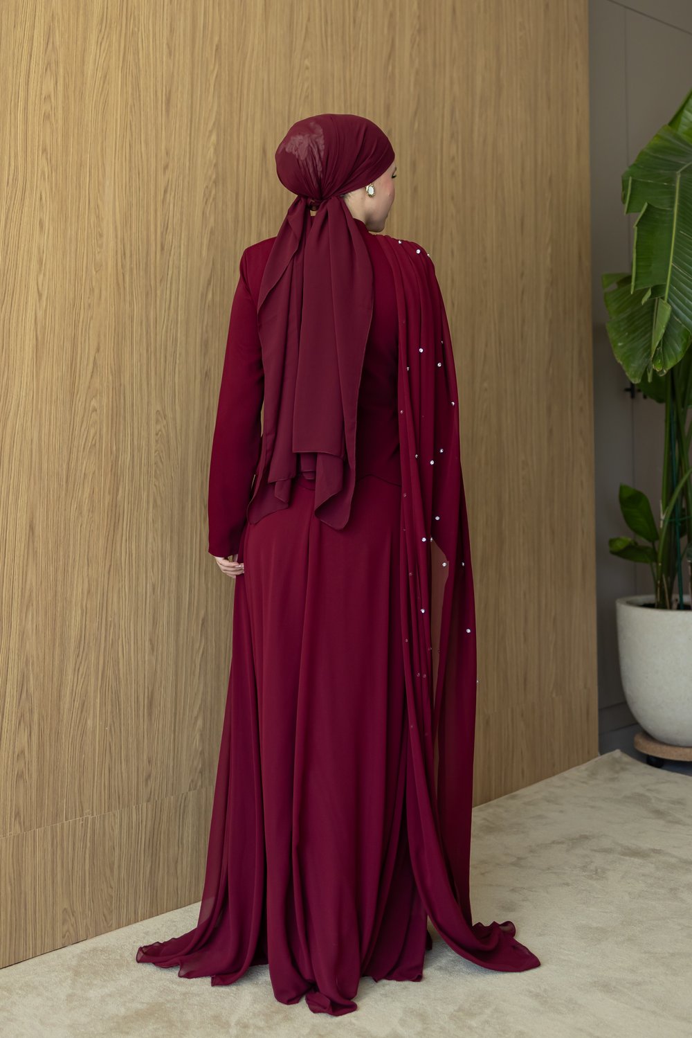Lidya Pelerin Abiye | Bordo